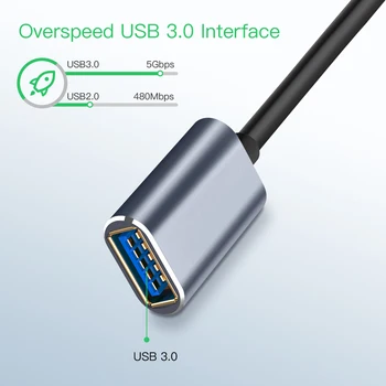 USB 3.0 Kábel USB3.0 Rozšírenie zariadenia Extender pre PC Klávesnice, Tlačiarne Mužov a Žien Dátový USB Sync Kábel Kábel pre Kamery Myš Hra