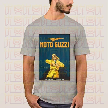 Najnovšie 2020 Lete Giorgio Muggiani Moto Guzzi Logo Bavlna Crewneck Populárne Tričko Súčasnosti Homme Topy, Tričká S-4XL