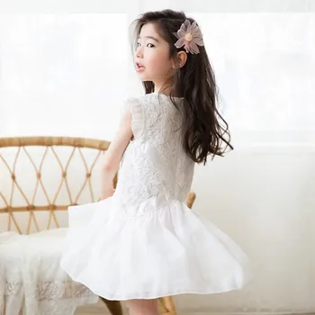 Dievčatá Šaty 2020 Nové Letné kórejský Dieťa Princezná Šaty Deti Čipky Sundress Deti Šaty pre Dievčatá Batoľa Roztomilý Oblečenie