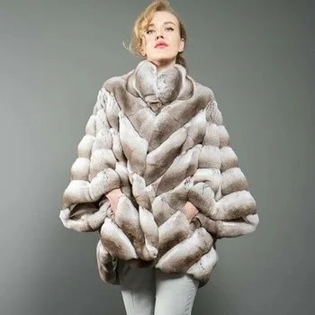2020 Nové Reálne Kožušinový Kabát Ženy Zvrchníky Luxusné Farba Kožušiny Bunda Stojan Golier Kožuchy Jeseň Zimné Móda Teplé Bežné Outwear