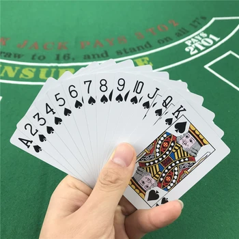 Pokerové Karty, PVC Kariet Plastových Baccarat Texas Hold ' em na Koláče Doskové Hry Červené A Modré Nepremokavé Nositeľné Kartová Hra