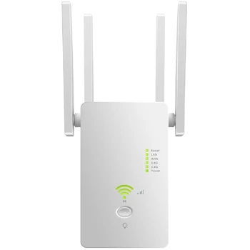 WiFi Range Extender Repeater Router AC1200M WiFi Booster,Miesta Prístupu,5.8 2.4 GHz Dual Band WiFi Extender NÁS Plug