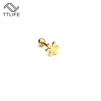 TTLIFE 18 G Náušnice, Piercing z Nehrdzavejúcej Ocele Stud Náušnice Tragus Daith Veža Chrupavky Helix Stud Ear Piercing Šperkov pre Ženy