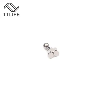 TTLIFE 18 G Náušnice, Piercing z Nehrdzavejúcej Ocele Stud Náušnice Tragus Daith Veža Chrupavky Helix Stud Ear Piercing Šperkov pre Ženy