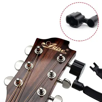 Black 3 v 1 Multifunkčné Gitara String Winder String Fréza Pin Sťahovák