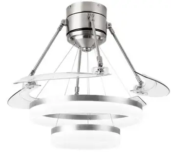 Vysoká kvalita Nordic dizajnér neviditeľné stropný ventilátor lampa, spálne, LED stropné svietidlo obývacia izba jedáleň lampa jednoduché domáce ventilátor