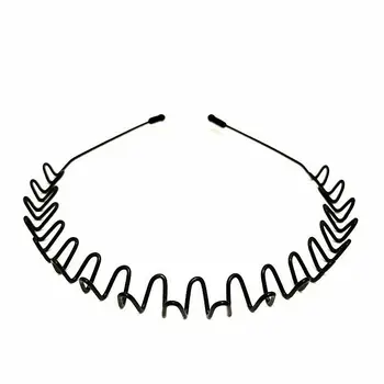 Unisex Muži Ženy Jeden Kus Hairband Športová Vlna, Vlasy Kapely Black Metal Bežné Hairband Hlavový Most, 5 Štýlov