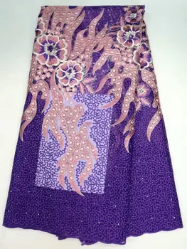 5yards/veľa kvalitných nigérijský francúzskej čipky vyšívané čipky a tylu textílie pre svadobné šaty, Rusko Afriky čipky textílie PY18-12