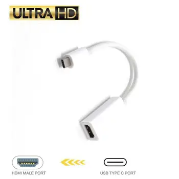 USB C Do Adaptéra HDMI 10Gbps USB3.1 Typ-C-HDMI HD Prevodník Pre MacBook Chrome Kniha Pre Huawei Matebook