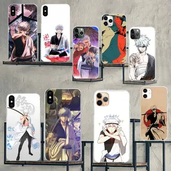 Anime Gintama Telefón puzdro Pre iphone 12 5 5s 5c se 6 6 7 8 plus x xs xr 11 pro max mini