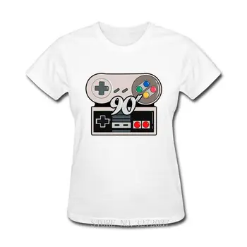 Hráč ladys T Shirt Zábavné Herné 80. rokov, 90s PS4 Tričko Video Hry Tričko Geek Dizajn Hru Xbox Playstation ženy T-Shirt