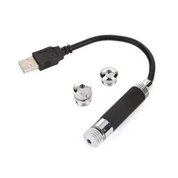 3 v 1 USB kábel pre ovládanie hudby Auto Atmosféru Svetlo Vnútorné Prostredie hviezdne svetlo Noc LED Projektor Hviezdne Nebo Ľahké Otáčanie