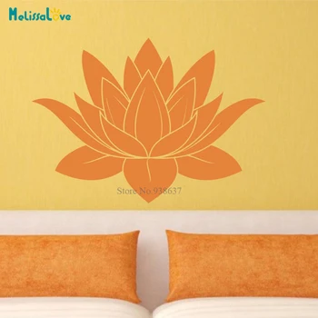 Jednoduché Lotus Flower Dizajne domácich Kotúča, Obývacia Izba, Spálňa Yoga Studio Dekor Om Prihlásiť Tapety BA788