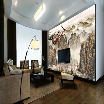 Beibehang Vlastné 3D Fotografie ako Tapety, Obývacia Izba Krajiny Maľby, 3D Stenu papier, TV joj, Spálne, Gauč