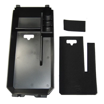 1pc black Pre C GLC Triedy W205+ Konzoly Centrálnej Opierke Úložný Box Multi-function boxy auto interiérové Doplnky