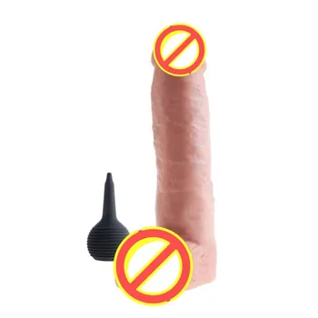 KRÁĽ KOHÚT realistický penis ejaculator PRÍRODNÉ 25.40 CM g-spot orgazmus, sexuálne hračky pre ženy