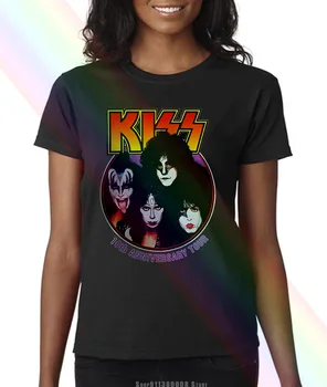 Nové Populárne Kiss Tvorov Noci Pánske Čierne tričko S 3Xl
