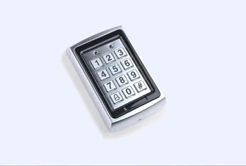 Kovové puzdro RFID Samostatné tlačidlá pre riadenie prístupu pre brány, dvere zablokovať prístup(nie wateproof)