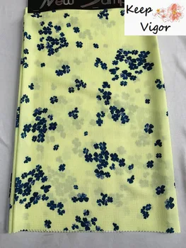 Pôvodné riadenie predaj (1meter) mäkké elegantný full vytlačené kvalitné textílie pre lady šaty strany DIY čipky QS061