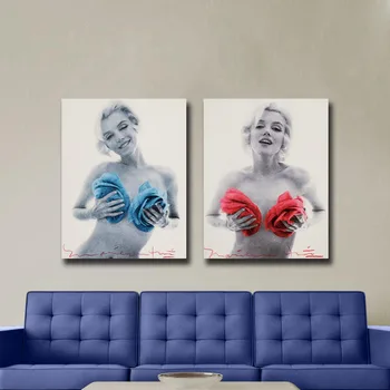 Marilyn od Posledného Sedenia Plátno, Maľovanie Na Obývacia Izba Domáce Dekorácie olejomaľba Na Plátne Nástenné Maľby Nástenné Art