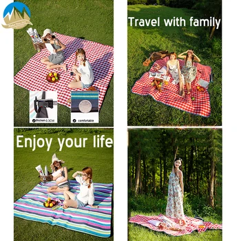 MYJ Ultralight prenosné camping mat pocket koľajových mat veľké spacie podložky outdoor camping sídlo piknik vode odolný