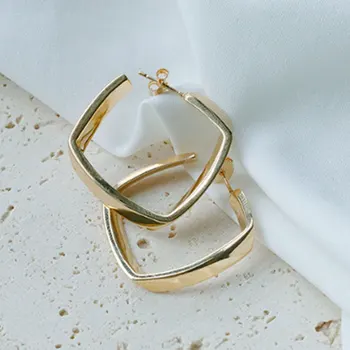 Francúzsky Štýl Šperky Akryl Srdce Drop Náušnice, Módne Ženy Kórejské Vyhlásenie Vintage Zlato Geometrické Svadobné Visieť Náušnice