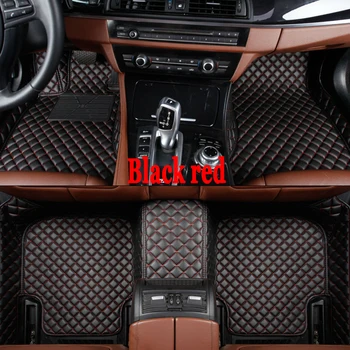 ZHAOYANHUA Prispôsobené auto podlahové rohože vyrobené pre Honda Crosstour CRV CR-V HRV Vezel CRV CR-V Súlade auto styling koberec vložky