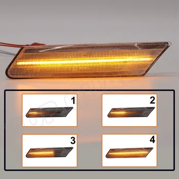 Dynamické LED Bočné Obrysové Svetlo smerové Šípky Zase Signál Lampa Pre Porsche Boxster Cayman, 911 Carrera Targa 4 4S GT2 GT3 Turbo