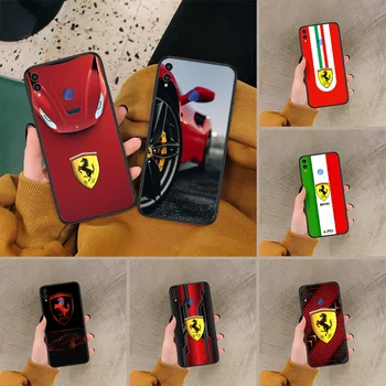 Super Spustiť Auto Ferrari Telefón puzdro Na Huawei Honor 6A 7A 7C 8 8A 8X 9 9X 10 10i 20 Lite Pro Hrať black Shell Trend Kryt Luxus