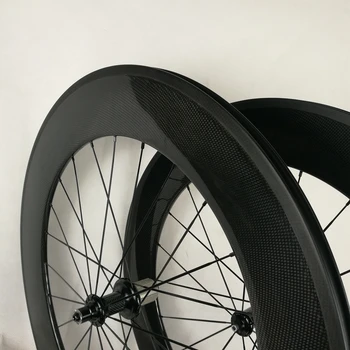 Hot predaj uhlíka kolesá 88mm rúrkové a clincher rýchle dodanie 700 c bicykel osobné dizajn je k dispozícii bicykel