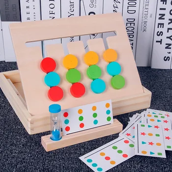 Deti Drevené Hry Montessori Hračka Farby Zodpovedajúce Hry, Logické Uvažovanie Školenia Deti Vzdelávacie Hračky Deťom Drevené Hračky