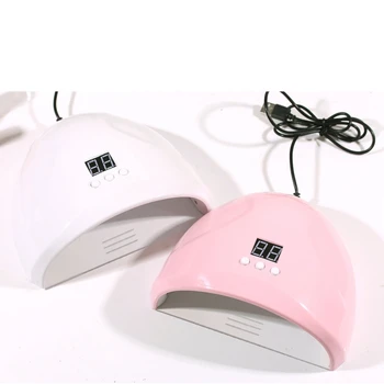 Ružové Nechty Fototerapia Stroj 36W Smart Indukčné USB Power Nechtov Svetlá rýchloschnúci lak na Nechty Lepidlo Lampa pre Gél Laku