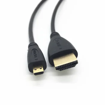 HDMI Male Micro HDMI Adaptér Converter Kábel Kábel pre SONY A6300 ILCE-6300 HDR-AS300 HDR-CX485