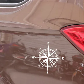 Art design vinyl NSWE Kompas Auto Nálepky Motocykel odtlačkový okno vytiahnite tyč box batožinového priestoru nálepky