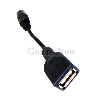 10pcs USB 2.0 Female jack 3,5*1.35 mm Žena Zásuvky s Drôtom DC Napájací Kábel Konektor pre Adaptér