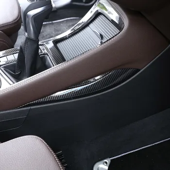 Carbon Fiber Štýl ABS Plast stredovej Konzoly Dekorácie Pásy Výbava Pre BMW X1 F48 2016-2018 Pre BMW X2 F47 2018