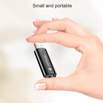VAORLO USB, FM Handsfree Bluetooth Súprava s 3,5 mm AUX Bluetooth Audio Prijímač Bezdrôtového Adaptéra FM Modulátora Pre Auto