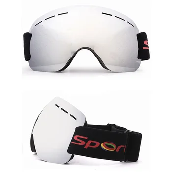 Lyžiarske Okuliare UV400 Vrstvou Anti-fog Veľké Lyžiarske Okuliare, Maska Lyžiarske Okuliare Ženy Muži Snowboard