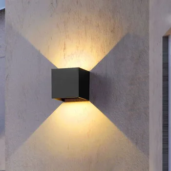 LED Vnútorné Vonkajšie Osvetlenie Nástenné Svietidlo Moderného Domova Svetelné Dekorácie Sconce Hliníkové Svietidlo Vaňa Chodby, NR-180 Svietidlá