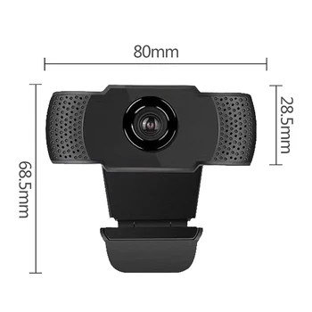 USB Kamera, 1080P High-Definition Domov Webcast Live Kamera, Disku Bez Počítača Kamera so zabudovaným Mikrofónom