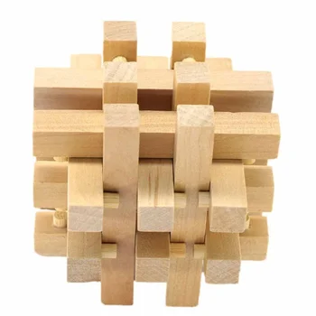 3D Holzspielzeug IQ Mozgu Teaser Erwachsene Vzdelávacie Deti Puzzle