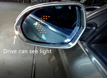 Pre Audi A3, S3 2013 2016 2017 2018 Bočné Zrkadlo Dynamické Tečie blinker LED Zase Signálneho Svetla