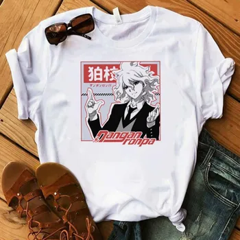 Móda Danganronpa nito koeda anime tričko T-shirt short-sved kole k T-shirt tlač T-shirt oblečenie darček