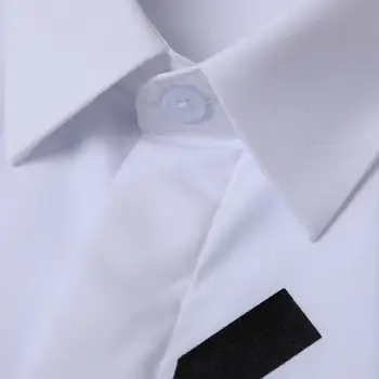 Biele Pánske Tričká Luxusnej Lightning Vytlačené Dlhý Rukáv Strany Mužské Košele Módne Slim Fit Muž Košele Ležérne Košele 3XL