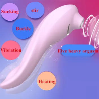 Jazyk Vibrátory Žena Masturbator Hračky Zaujímavé Dilda Vaginálne Telo Masážneho Elektrické Sania Sex Produkty pre Ženy A1-309