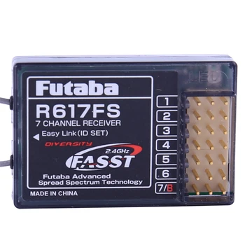Pôvodné FUTABA R617FS 2.4 G 7 Channal Prijímač FASST Systém FUTABA T8FG 14SG Prijímač pre Vrtuľník