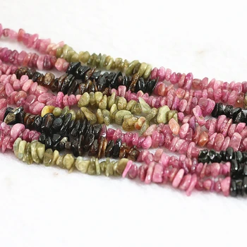 Móda multicolor kameň 5x7mm novo Nepravidelný štrku korálky diy krásne šperky 15