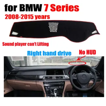 Auto panel pokrýva mat pre Nové BMW 7 Series No HUD 2008-rokov Pravej strane jednotky dashmat pad dash kryt auto príslušenstvo