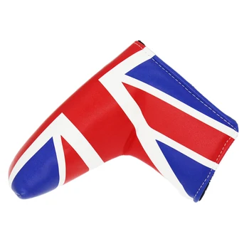 1pc britskej Vlajky Golf Putter Headcover Čepeľ Guľou Hlavu Krytie PU koža