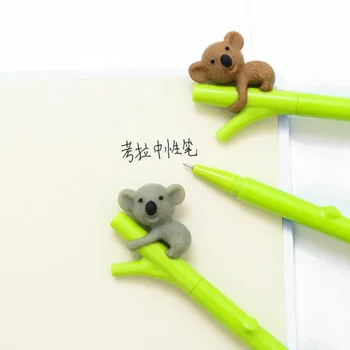 Úrad Pero, Kreatívne Roztomilý Koala Čierne Gélové Pero Cartoon Zvierat Lenivosť Podpis Pero Študent Kancelárske Školské Potreby Kancelárske Potreby